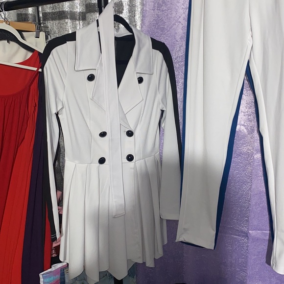 Trendy White 2pc Set - Picture 4 of 6